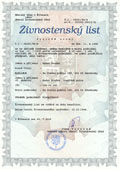 Živnostenský list