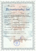 Živnostenský list