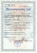 Živnostenský list